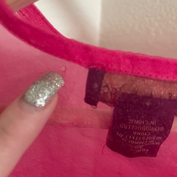 House of Harlow 1960 Pink Sheer Blouse - Picture 8 of 8